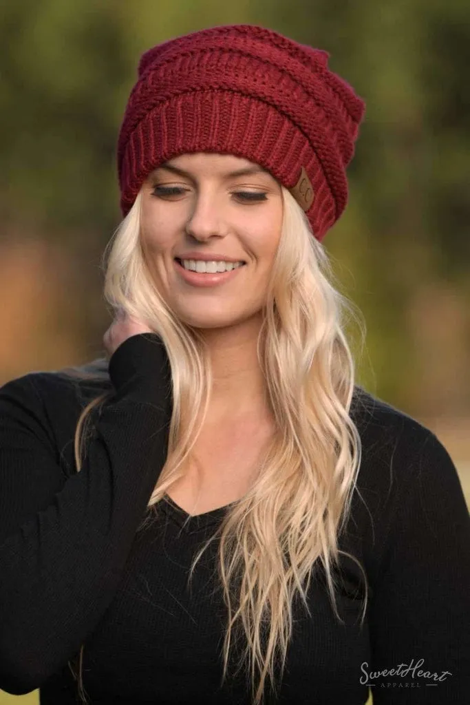 Knit Me With Your Best Shot - Solid Knit Beanies