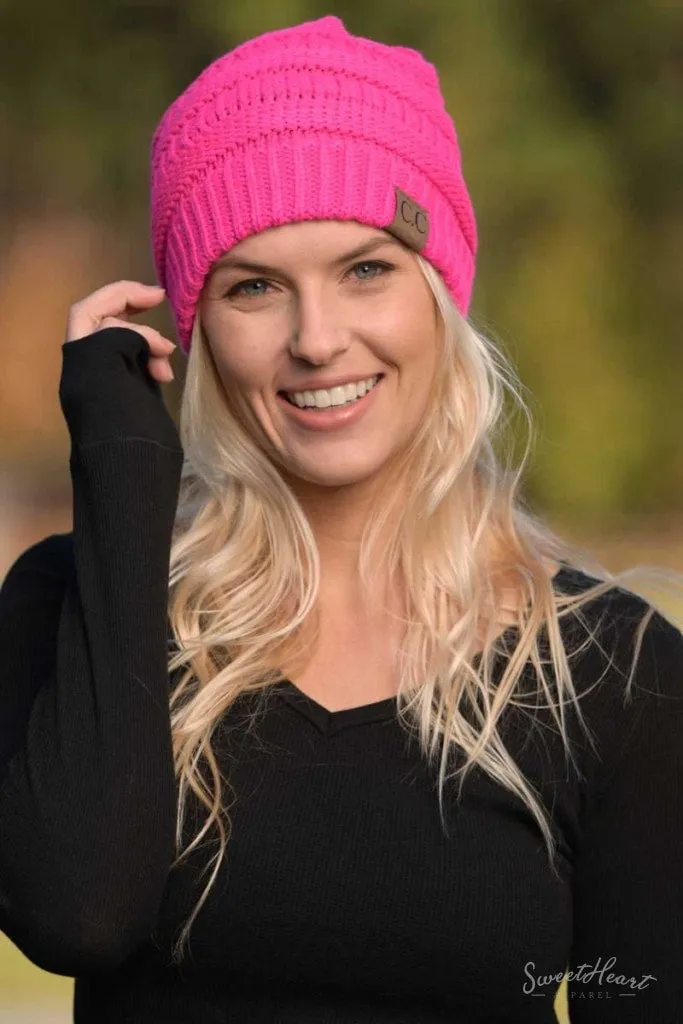 Knit Me With Your Best Shot - Solid Knit Beanies