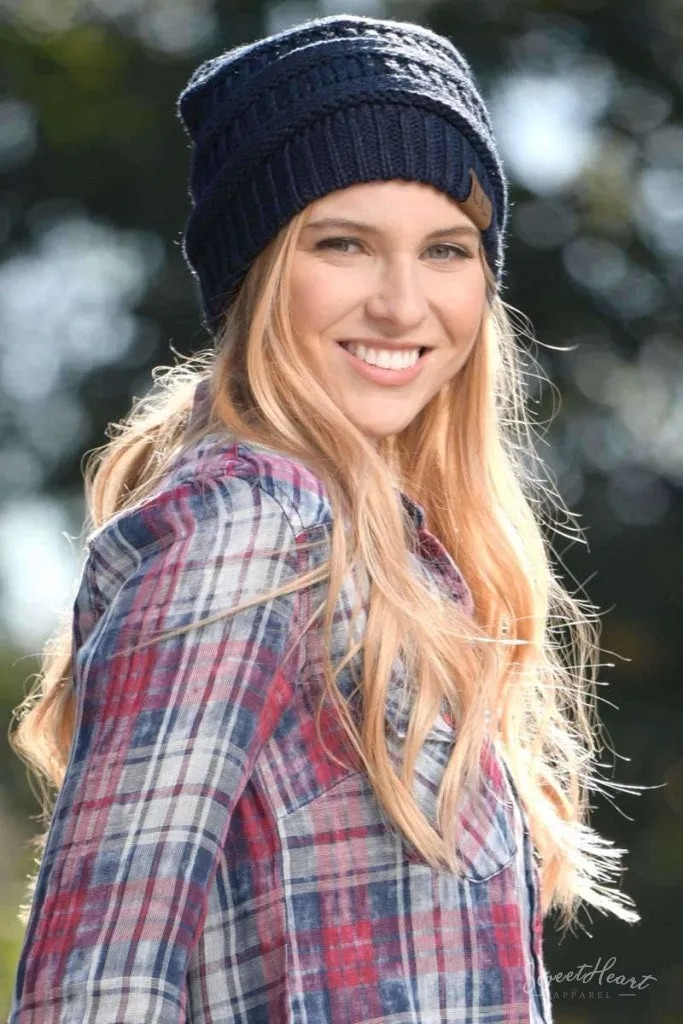 Knit Me With Your Best Shot - Solid Knit Beanies