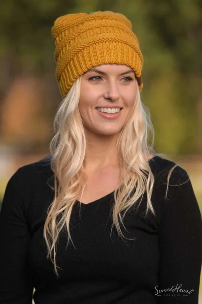 Knit Me With Your Best Shot - Solid Knit Beanies