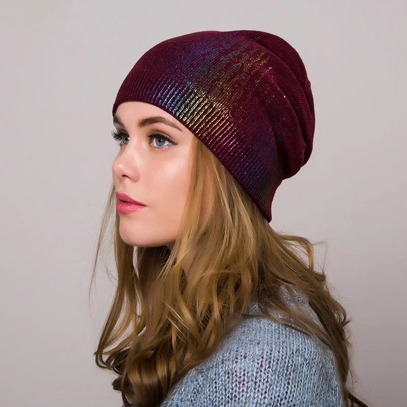 Knitted  Hat Beanie Multiple Colors