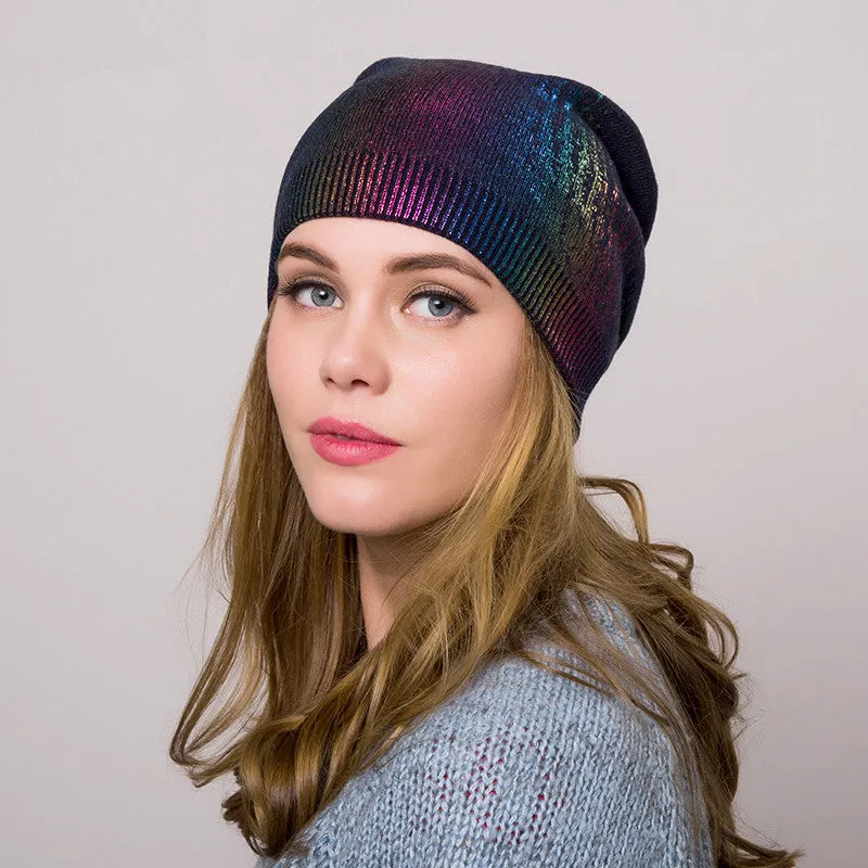 Knitted  Hat Beanie Multiple Colors