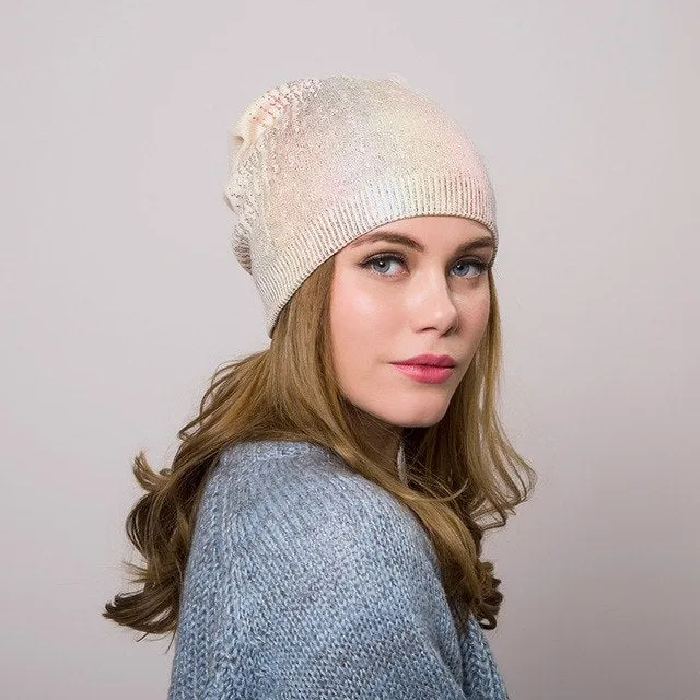 Knitted  Hat Beanie Multiple Colors