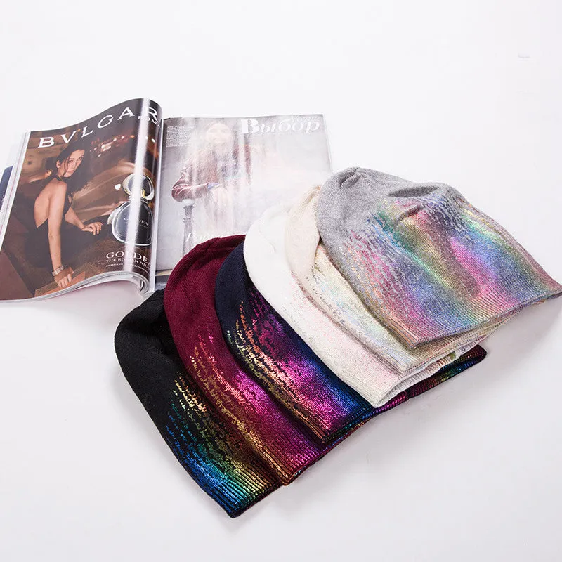 Knitted  Hat Beanie Multiple Colors