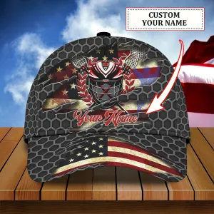Lacrosse - Personalized Name Cap - Loop - Vhv-cap-019