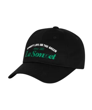 LE SONNET Camp Cap - Black