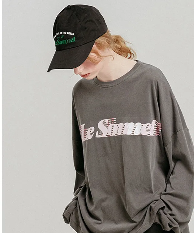 LE SONNET Camp Cap - Black