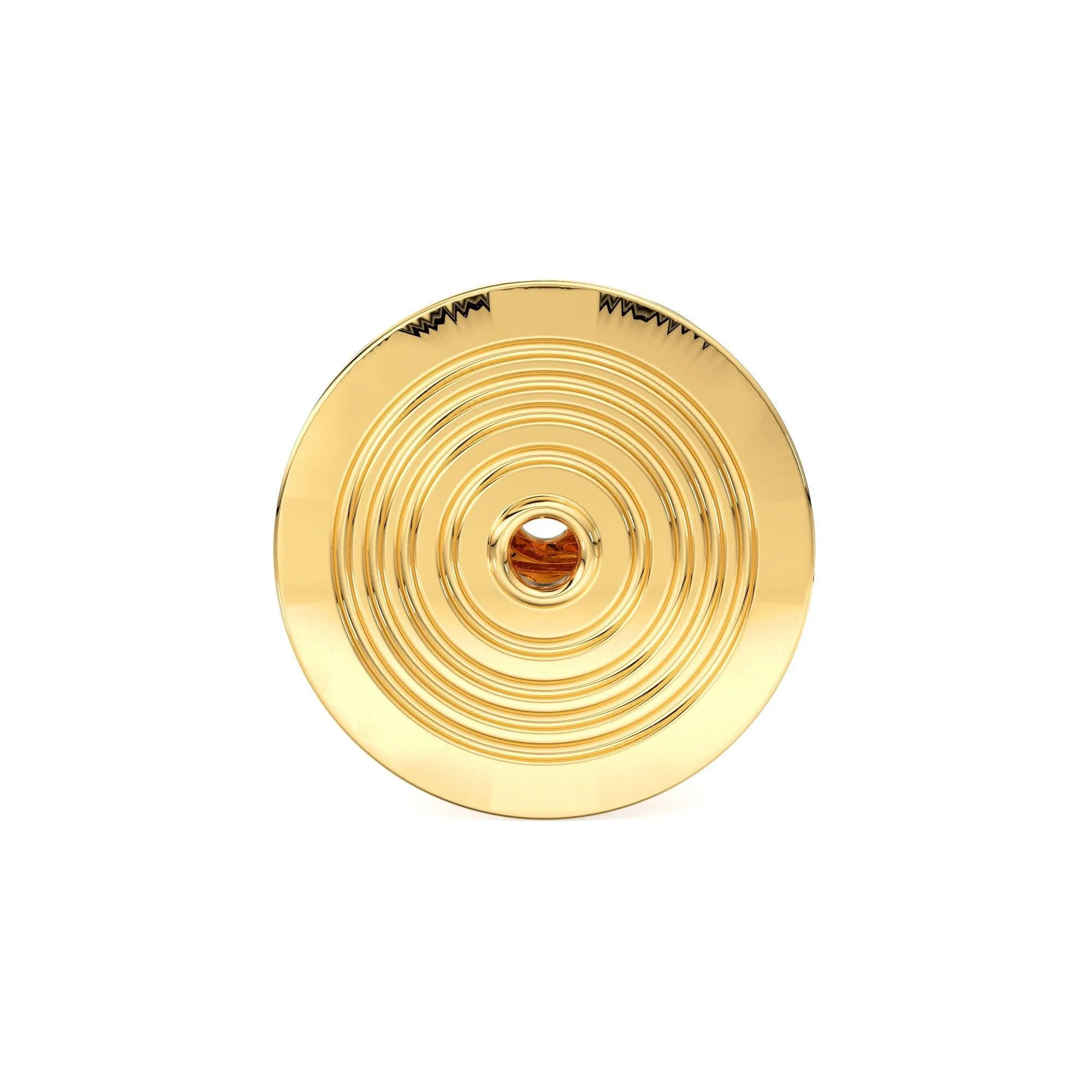 Leaf Mesh Designer Cone Solid Gold 14k 18k Solid Gold Spacer Bead Jewelry Making Supply available in 13mm