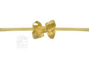 LEMONADE LYCRA PANTYHOSE HEADBAND WITH 3.5 INCH BOW ATTACHED
