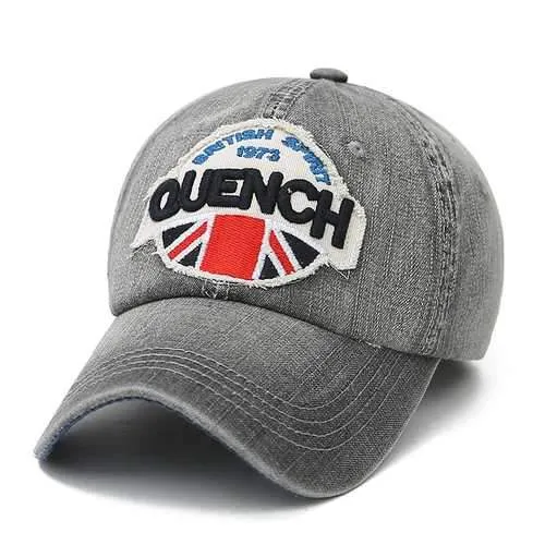 Men Vintage Denim Washed Baseball Caps Women Adjustable Golf Outdoor Snapback Hat