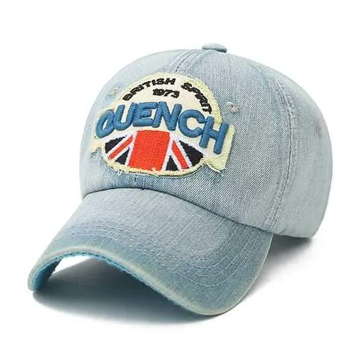 Men Vintage Denim Washed Baseball Caps Women Adjustable Golf Outdoor Snapback Hat