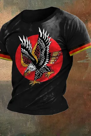 Men's 2024 European Cup Germany Printed Casual T-Shirt