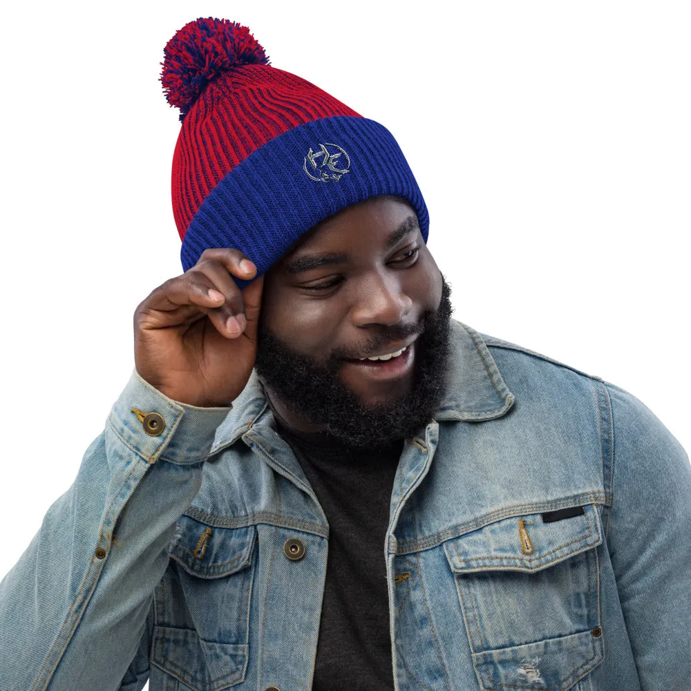 Men's Rugged Pom-Pom Beanie