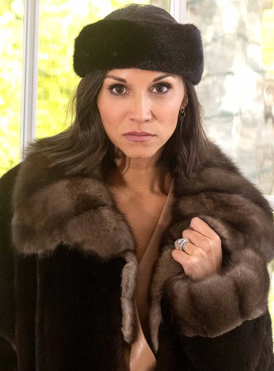 Mink Fur Headband