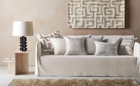Ocelot Pillow - Silver Grey