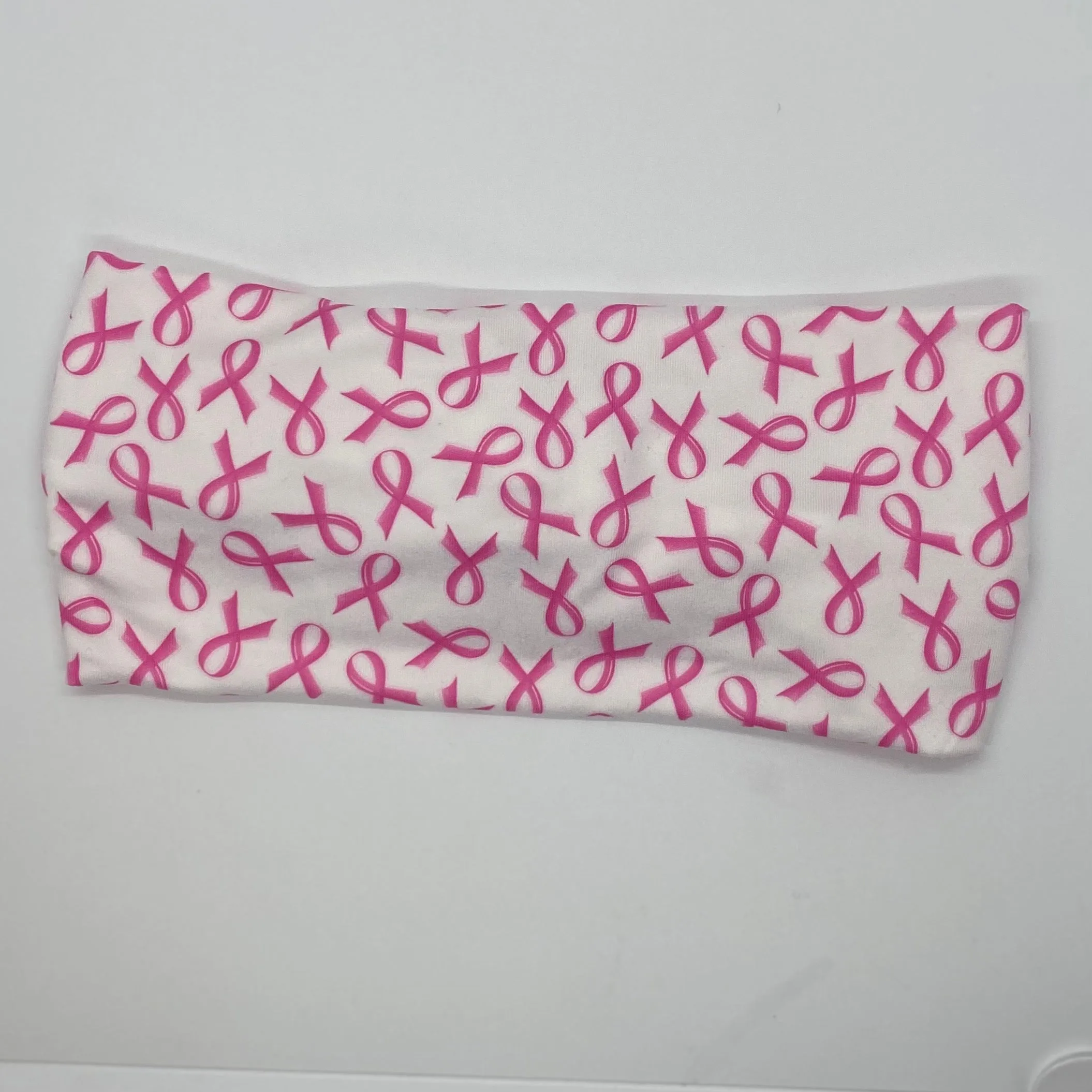 Pink Ribbon Twist Headband
