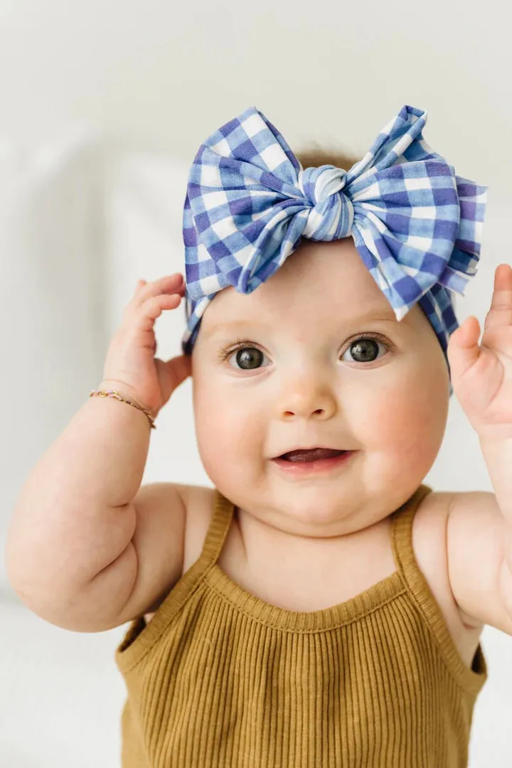 PRINTED FAB | Blue Plaid