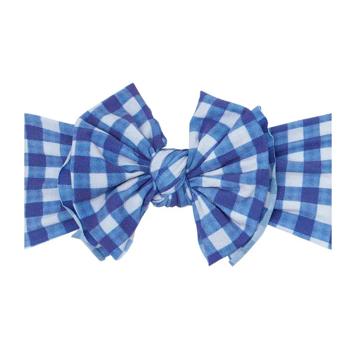 PRINTED FAB | Blue Plaid
