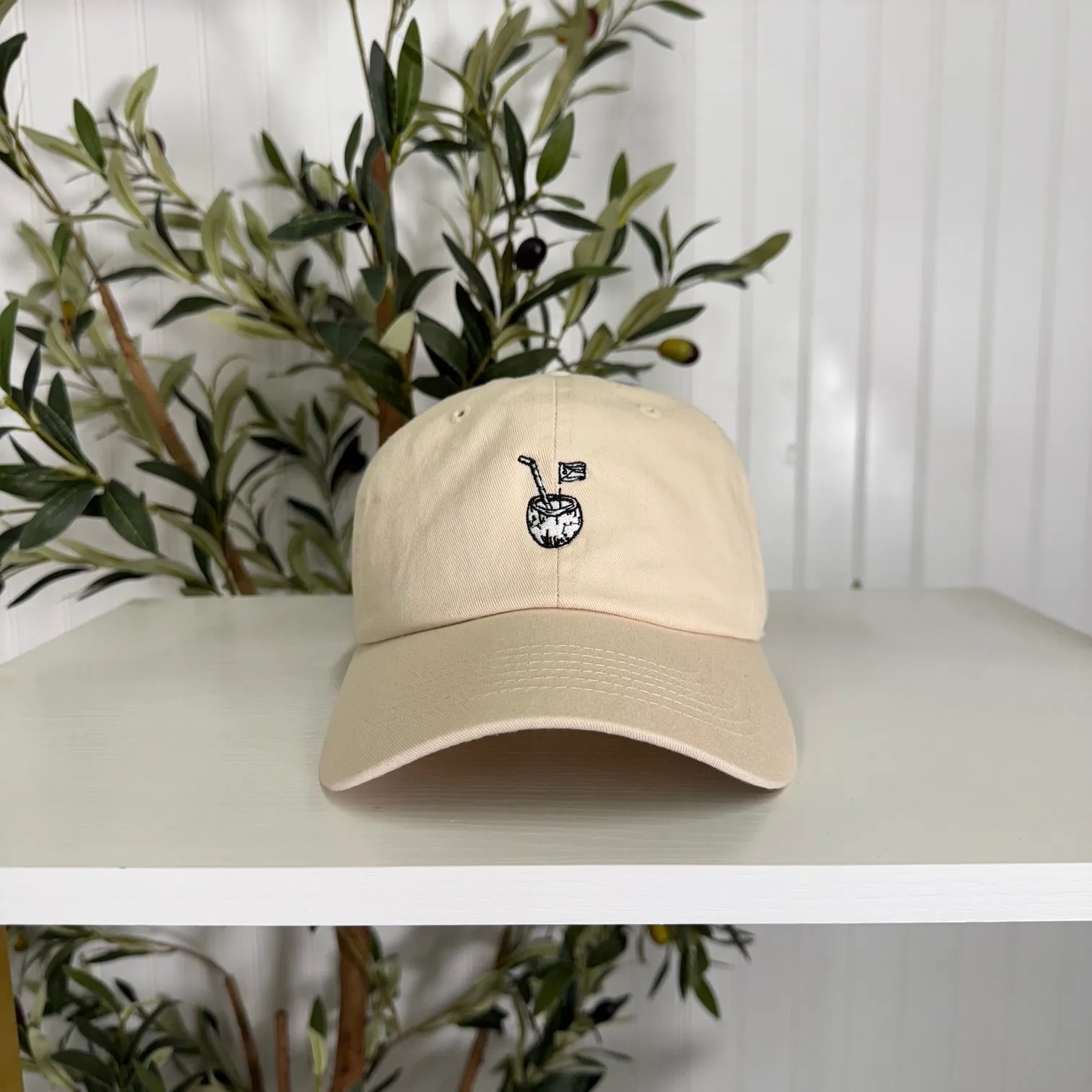 Puerto Rico Coco Embroidered Baseball Hat 🇵🇷🥥