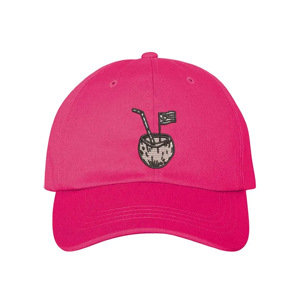 Puerto Rico Coco Embroidered Baseball Hat 🇵🇷🥥