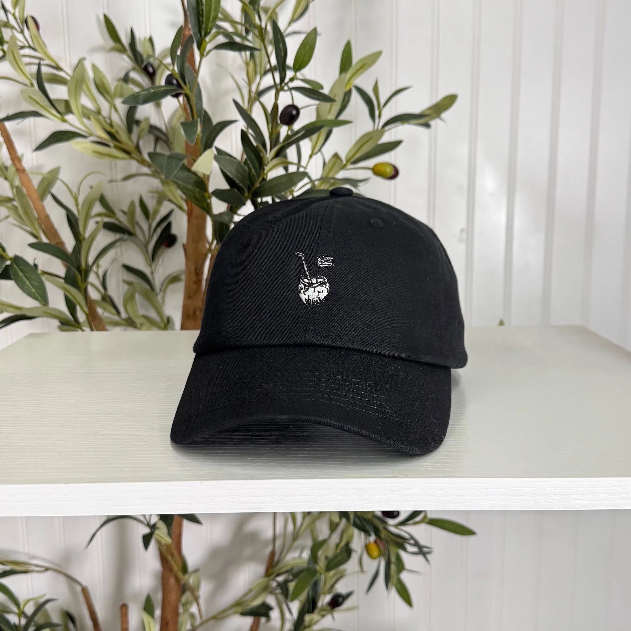 Puerto Rico Coco Embroidered Baseball Hat 🇵🇷🥥
