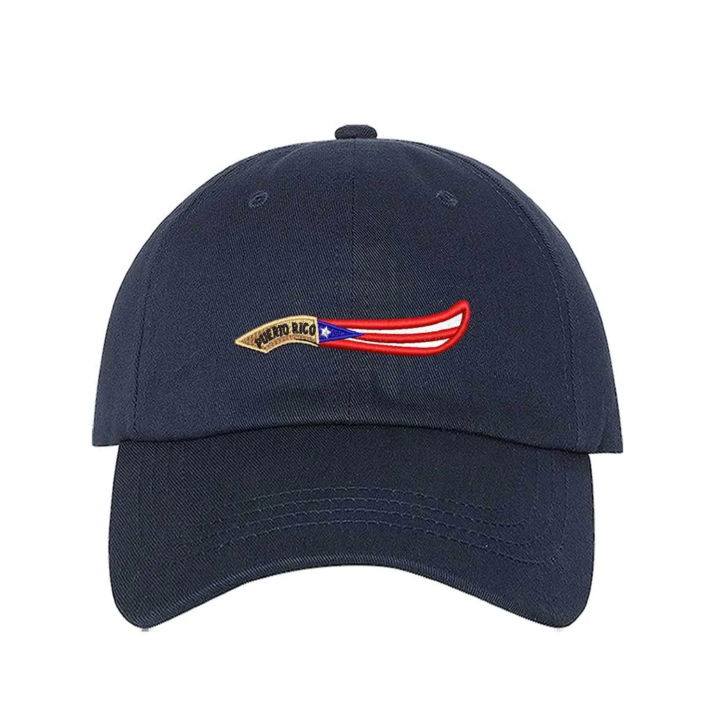 Puerto Rico Machete Embroidered Baseball Hat – Bold Boricua Pride Hats
