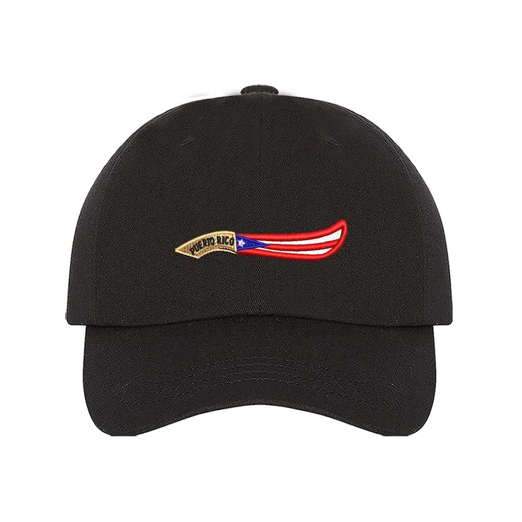 Puerto Rico Machete Embroidered Baseball Hat – Bold Boricua Pride Hats