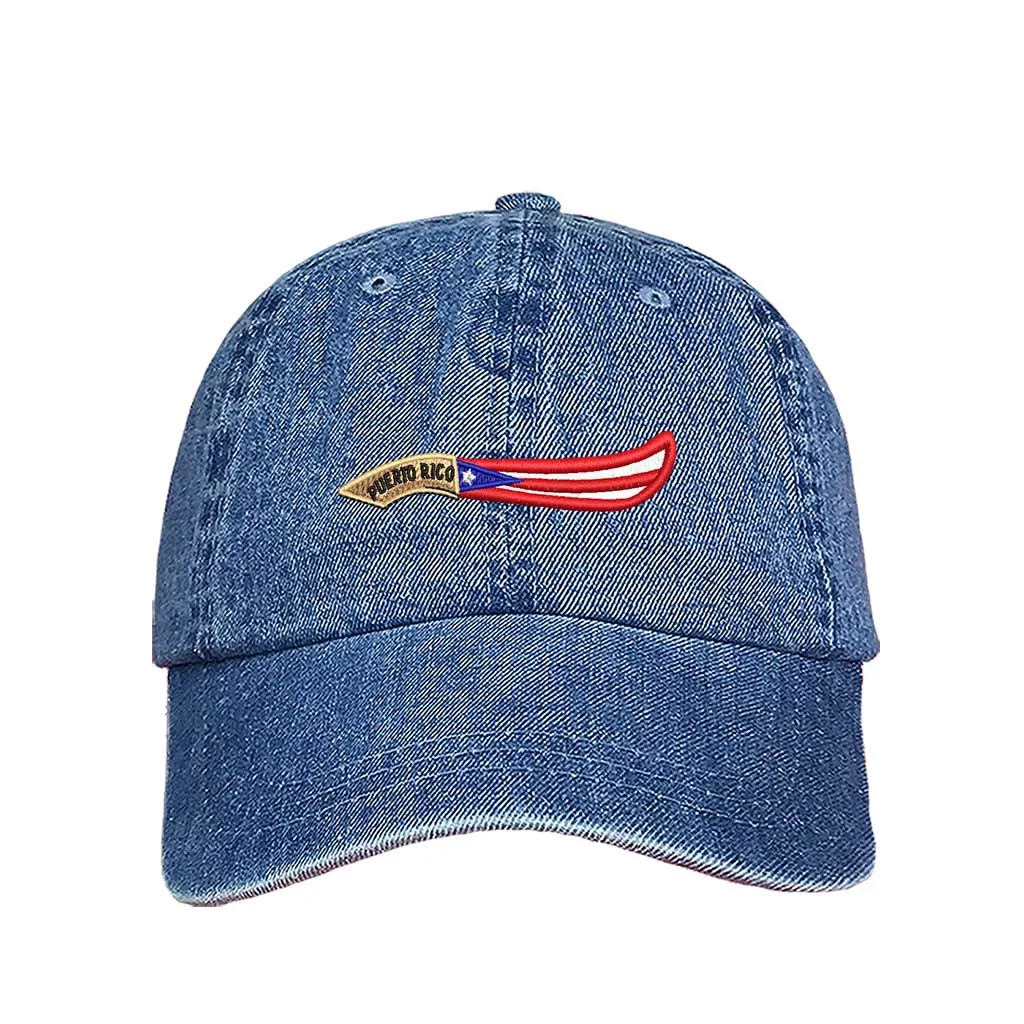 Puerto Rico Machete Embroidered Baseball Hat – Bold Boricua Pride Hats