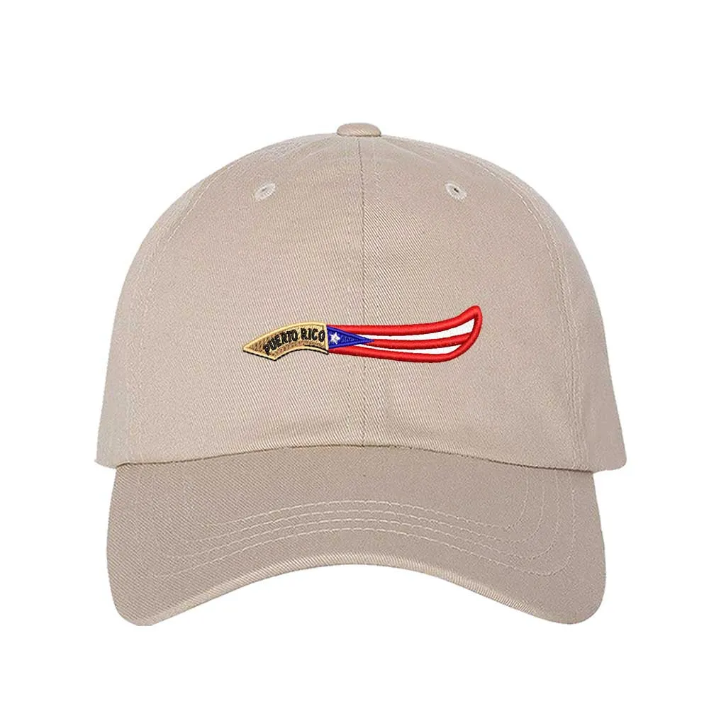 Puerto Rico Machete Embroidered Baseball Hat – Bold Boricua Pride Hats