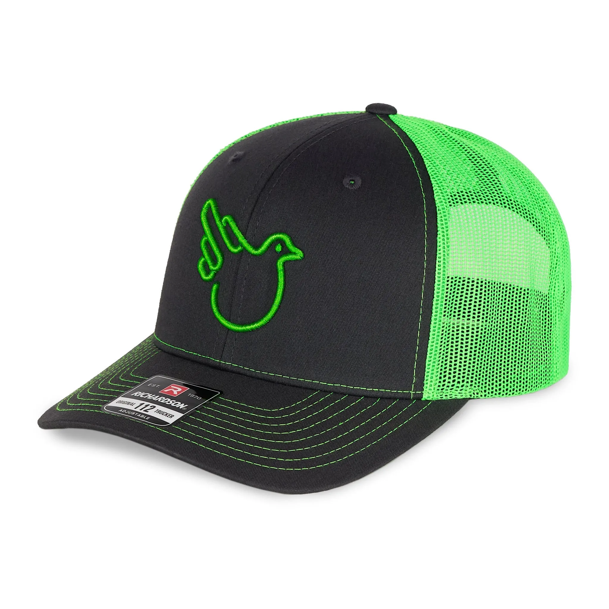 Real Man Green Mesh Snapback Trucker Hat
