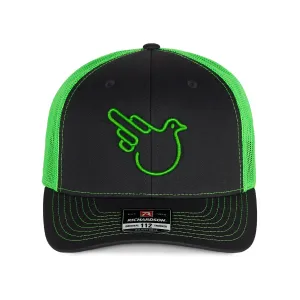 Real Man Green Mesh Snapback Trucker Hat