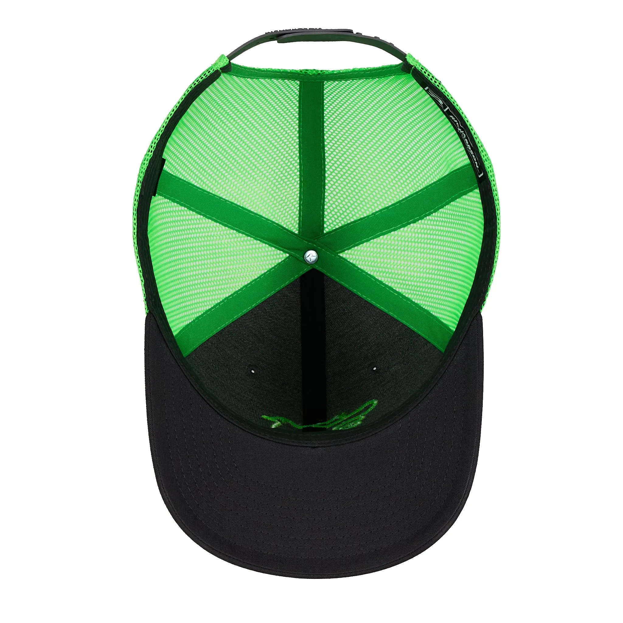 Real Man Green Mesh Snapback Trucker Hat