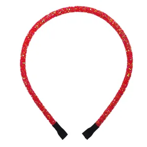 Red | Glitter Headband