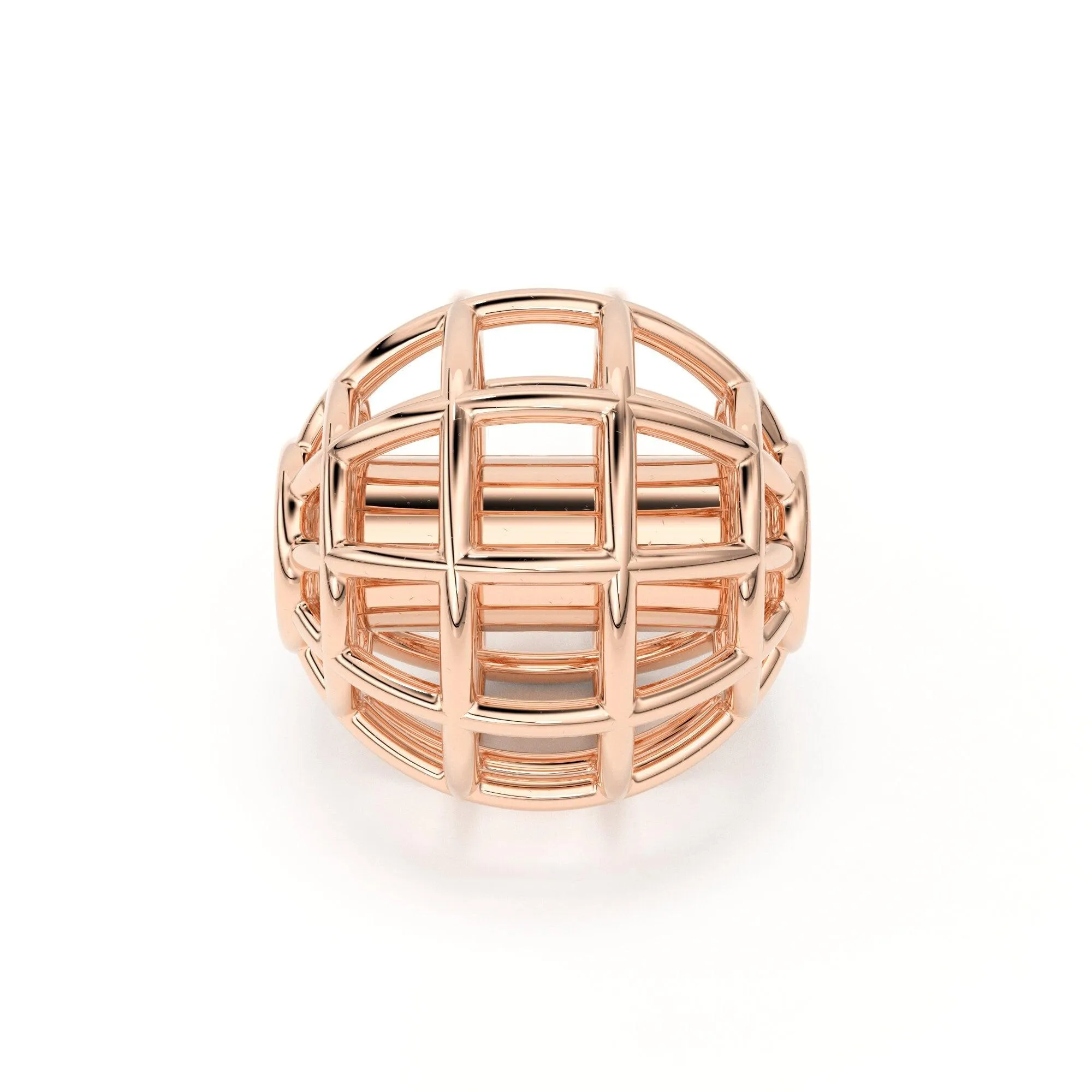 Round Designer Solid Gold 14k 18k Handmade Gold Spacer Bead Jewelry Making Supply 5mm