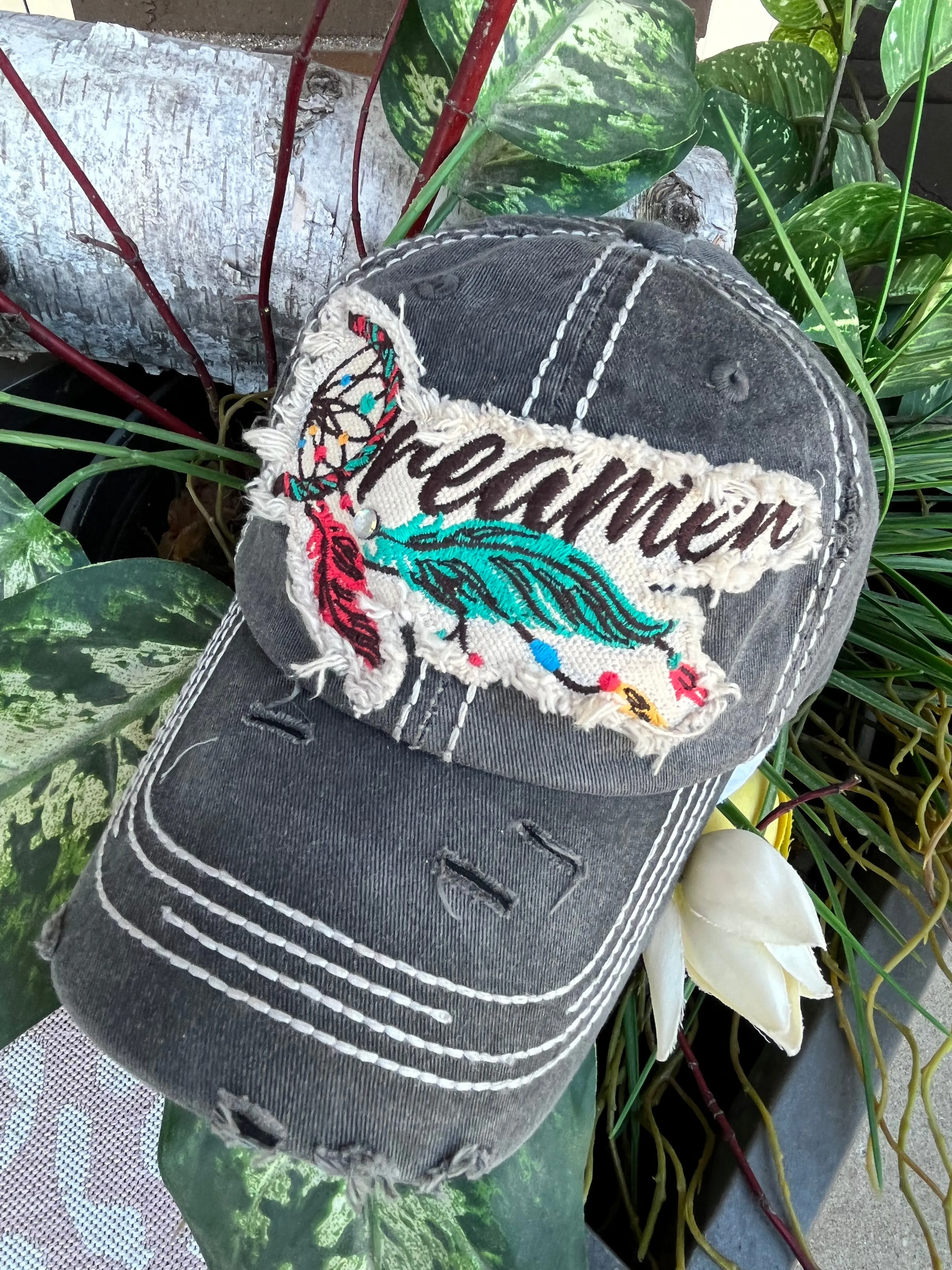 Softball hats Softball mom Softball hair dont care Embroidered gray distressed adjustable trucker caps Personalizable Softball forever