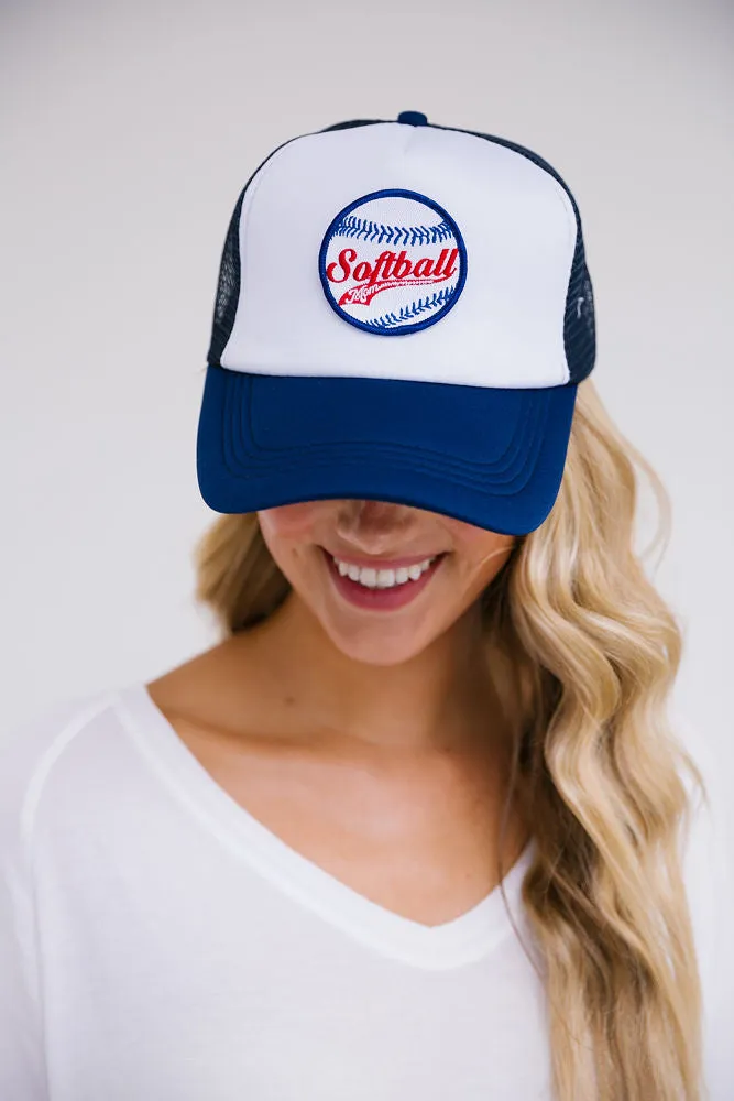 SOFTBALL MOM PATCH HAT