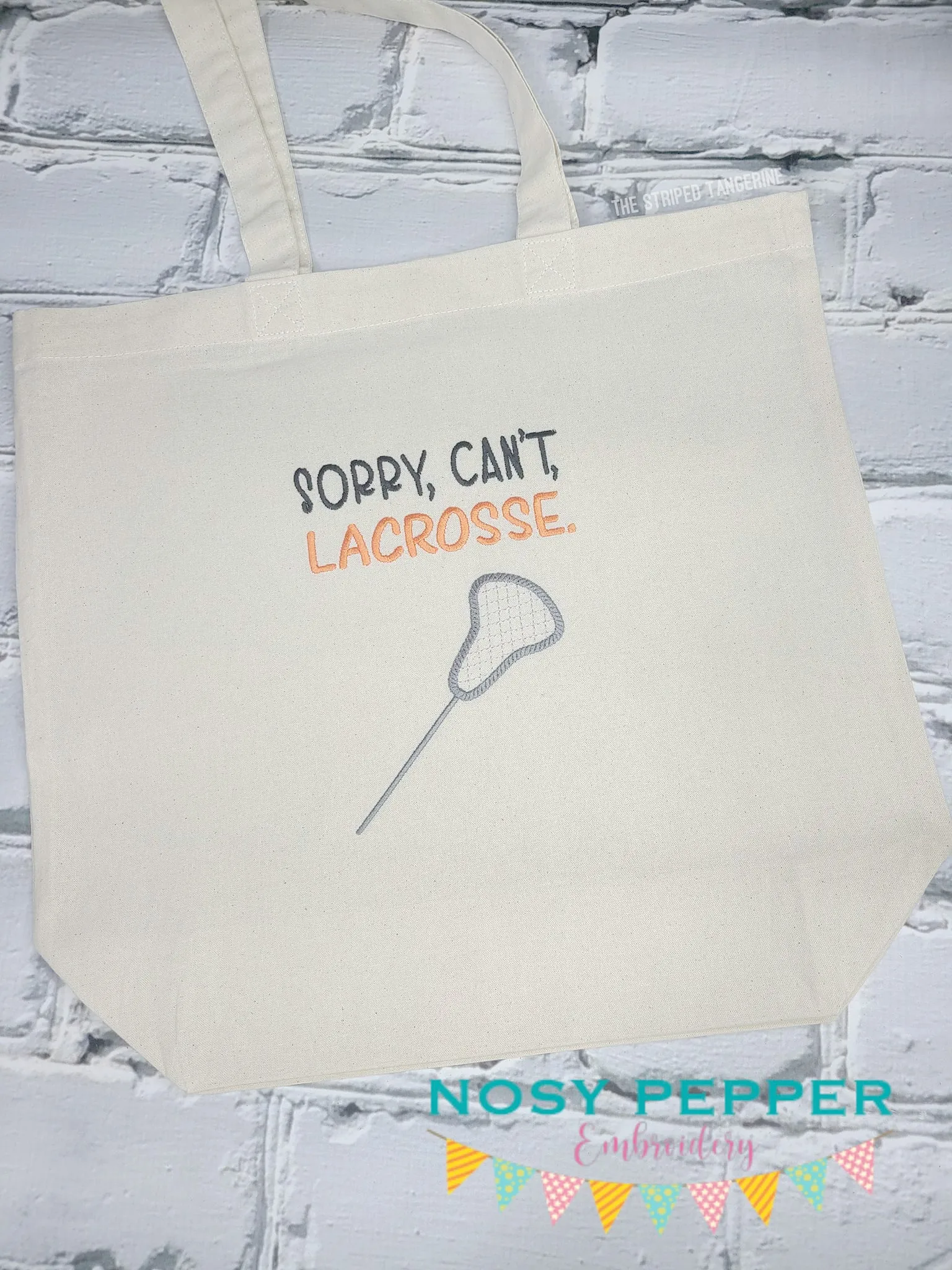 Sorry, Can't, Lacrosse appliqué machine embroidery design (5 sizes included) DIGITAL DOWNLOAD