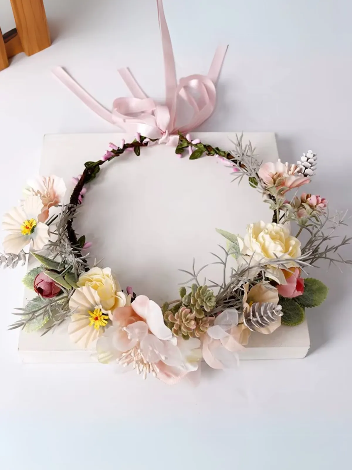 Spring Fling Floral Headband Crown