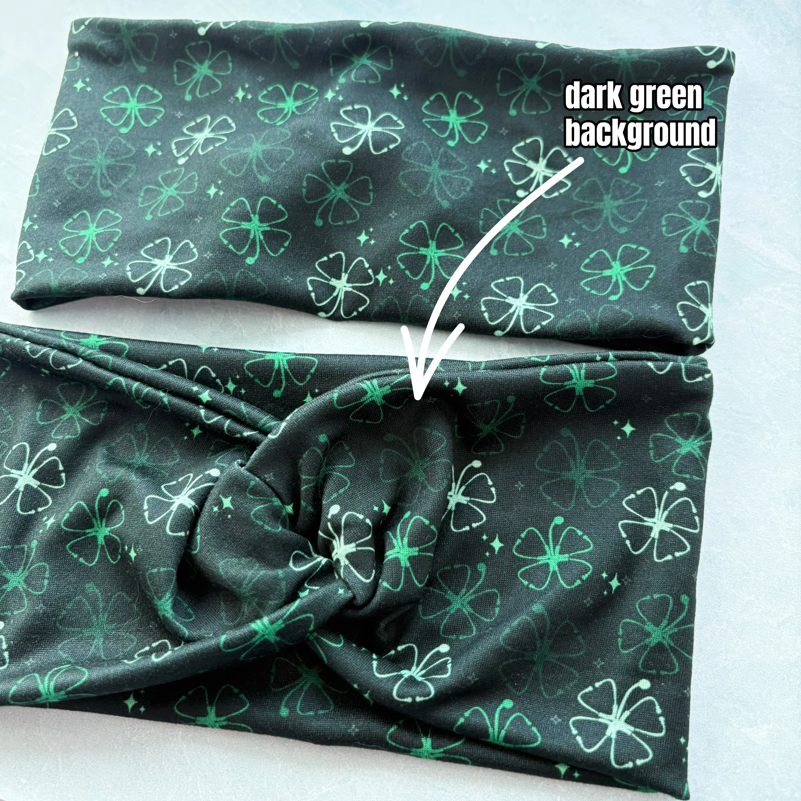 Stethoscope Shamrocks Headband