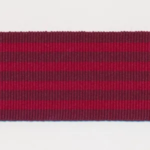 Stripe Grosgrain Ribbon #15 Wine & Red