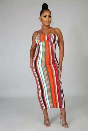 Striped Art Dress