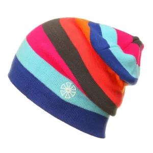 Striped Knitted Ski Beanies