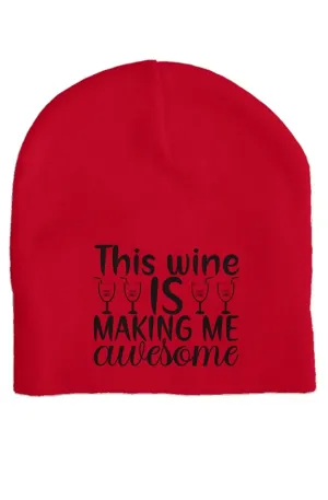 This Wine Red Beanie