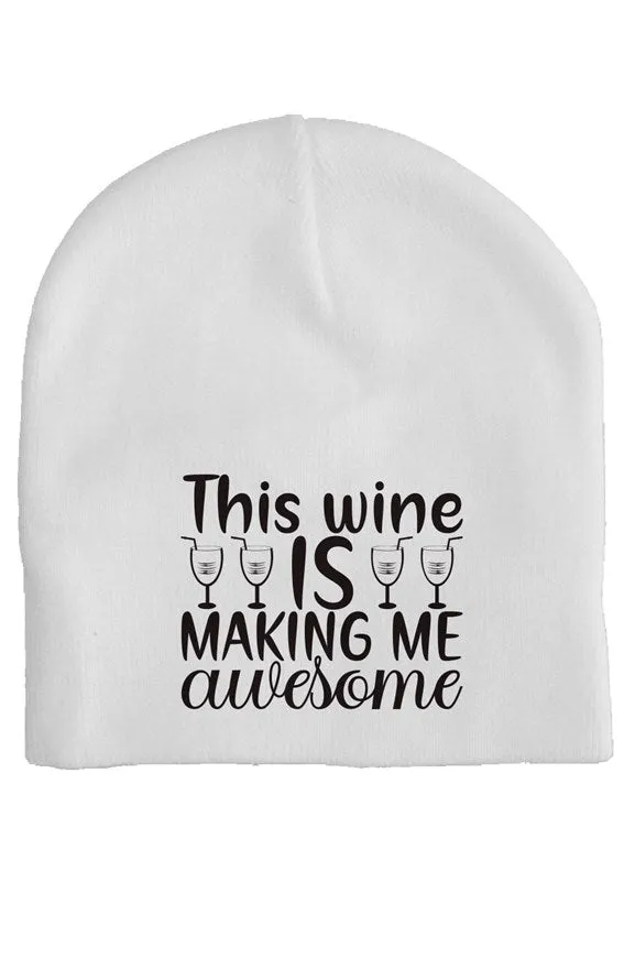 This Wine White Beanie