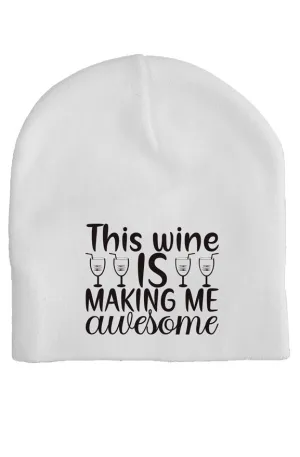 This Wine White Beanie