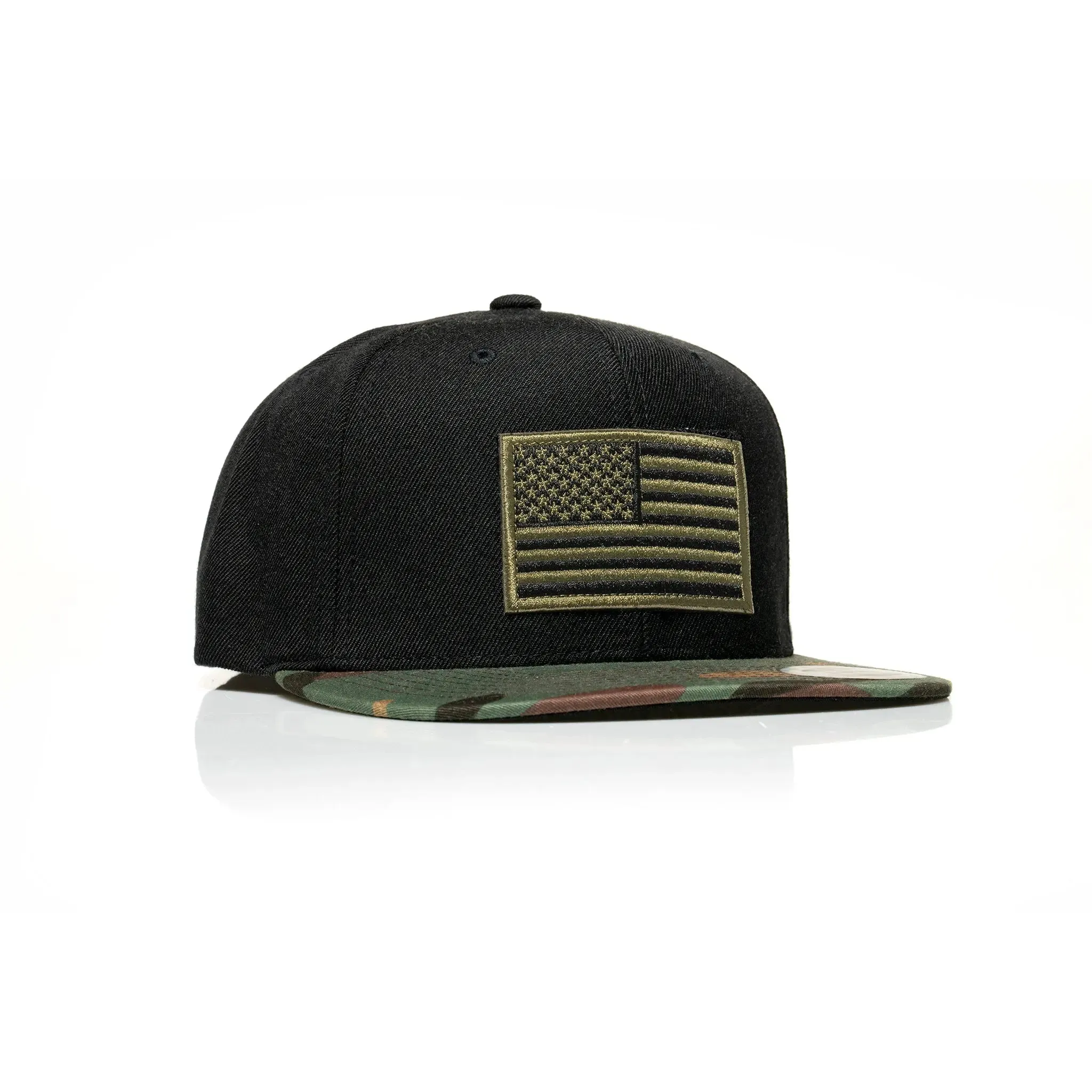 USA Green Flag Patch Snapback