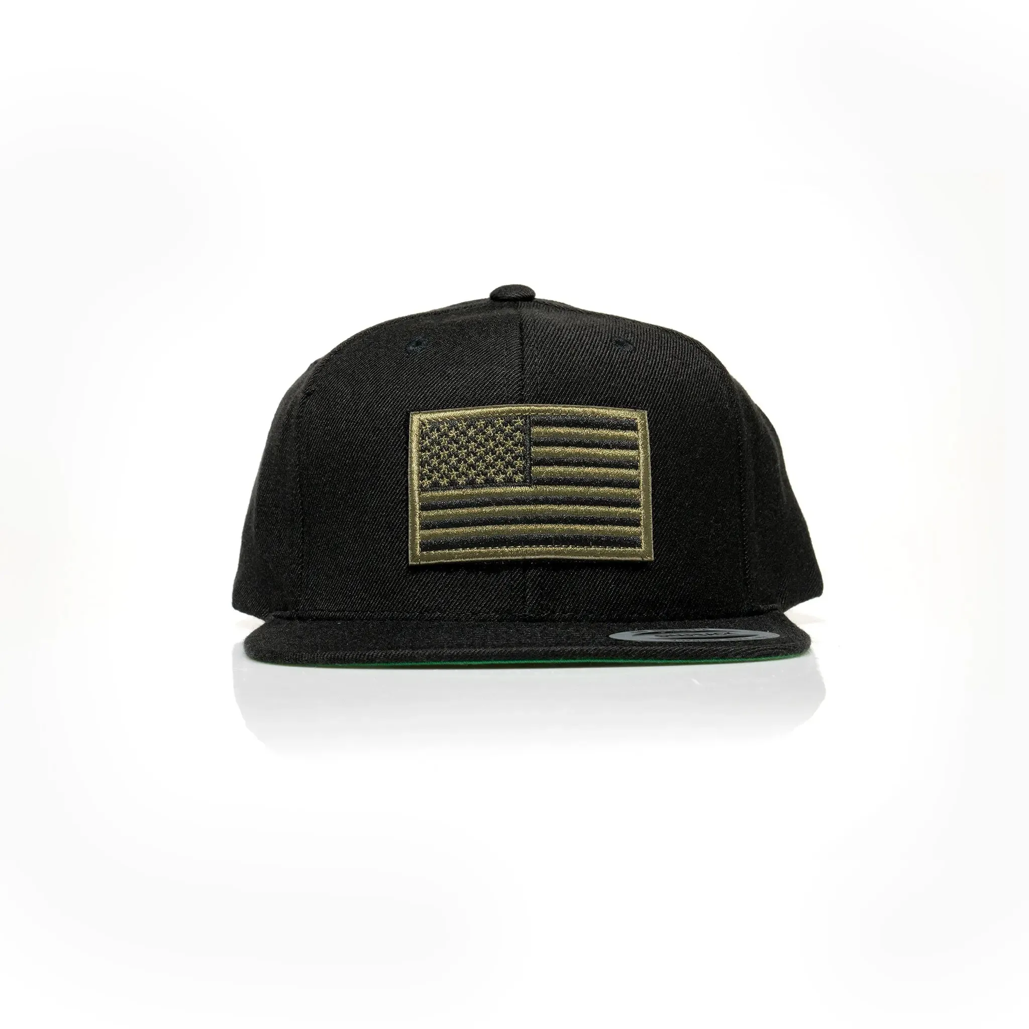 USA Green Flag Patch Snapback