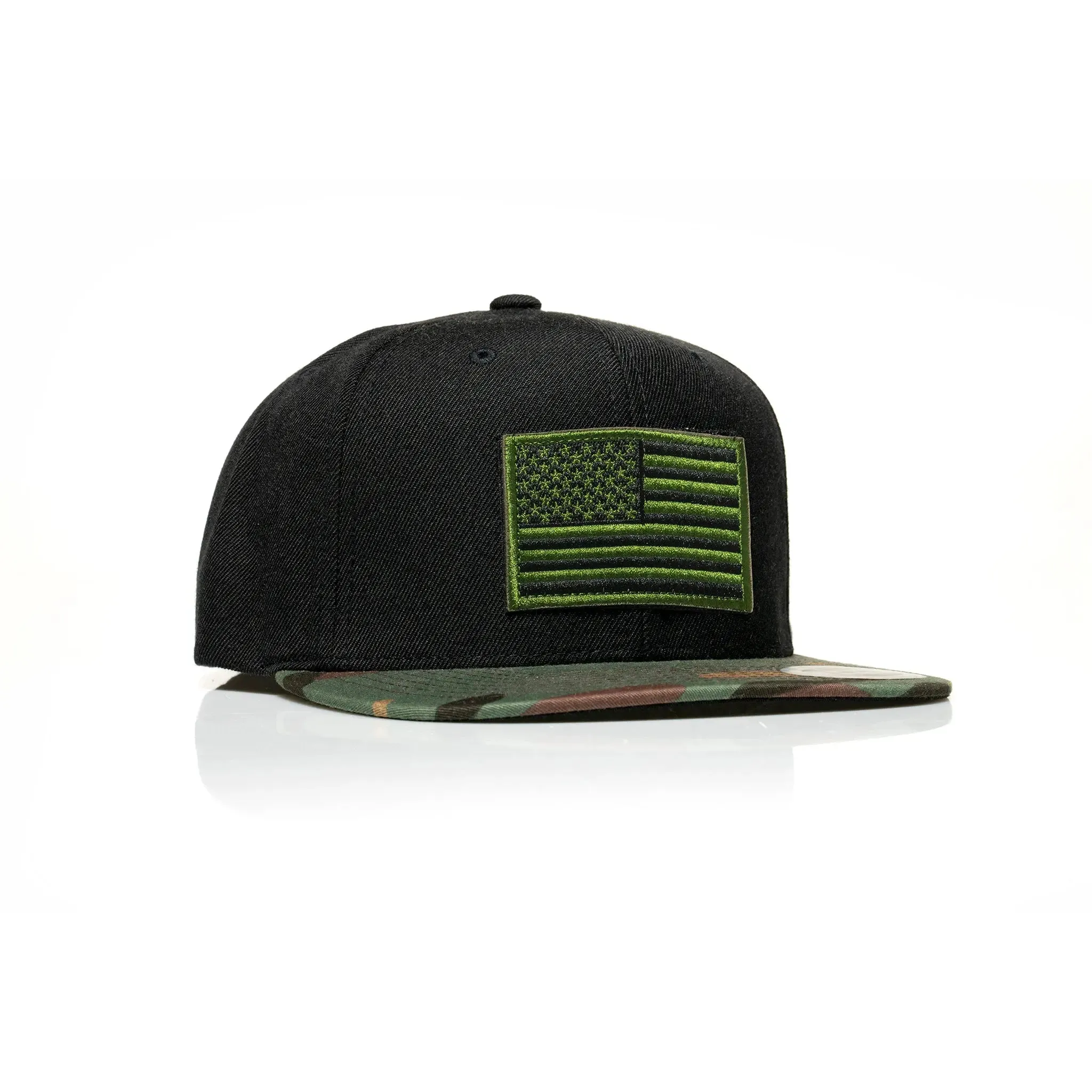 USA Green Flag Patch Snapback