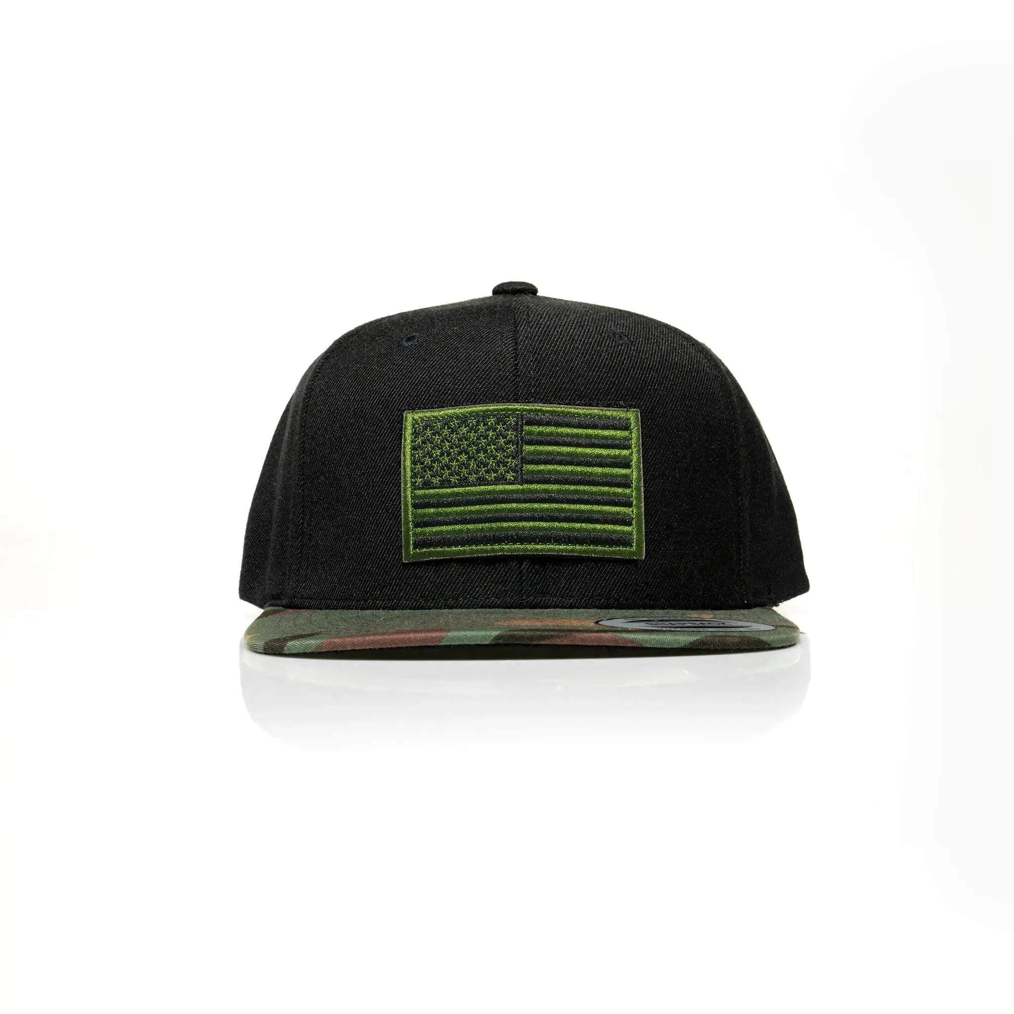 USA Green Flag Patch Snapback