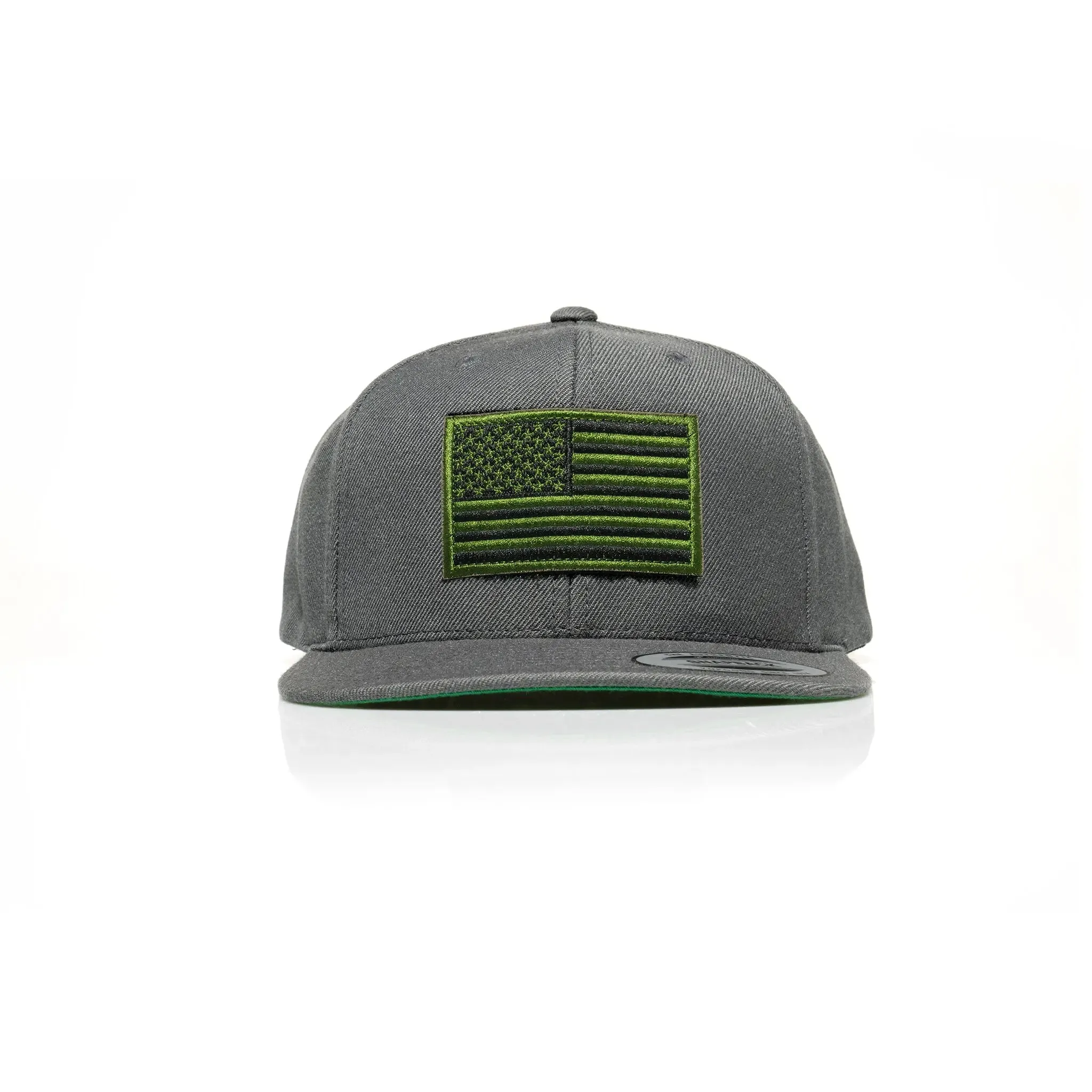USA Green Flag Patch Snapback